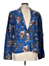 ModCloth Floral Blue Blazer Size L - photo 1