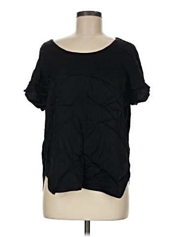 White House Black Market Short Sleeve Blouse (view 1)