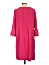 Talbots Solid Pink Casual Dress Size 12 - photo 2