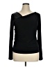 DKNY Black Long Sleeve Top Size XL - photo 1