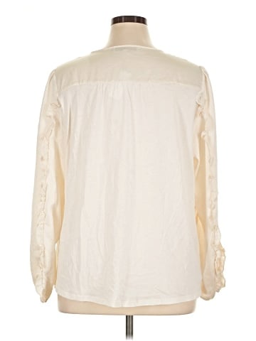 Ann Taylor LOFT Long Sleeve Blouse (view 2)