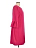 Talbots Solid Pink Casual Dress Size 12 - photo 4