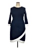 Ouges Blue Casual Dress Size XXL - photo 1