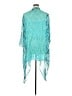 Catherines 100% Polyester Teal Kimono Size 4X - photo 2
