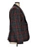 Chadwicks Plaid Gray Wool Blazer Size 16 - photo 4