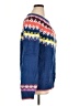 St. John's Bay Chevron-herringbone Blue Pullover Sweater Size XL - photo 4