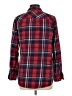 Merona Plaid Red Long Sleeve Button-Down Shirt Size L - photo 2