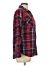 Merona Plaid Red Long Sleeve Button-Down Shirt Size L - photo 4