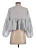 Free People Gray 3/4 Sleeve Blouse Size XS - photo 2