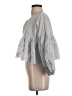 Free People Gray 3/4 Sleeve Blouse Size XS - photo 5