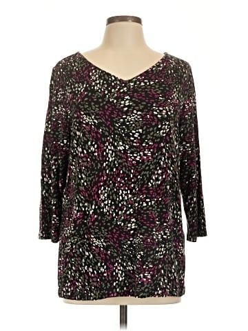 Chico's 3/4 Sleeve T-Shirt (view 1)