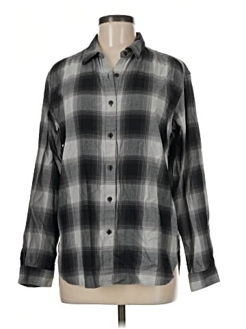 Uniqlo Long Sleeve Button-Down Shirt (view 1)