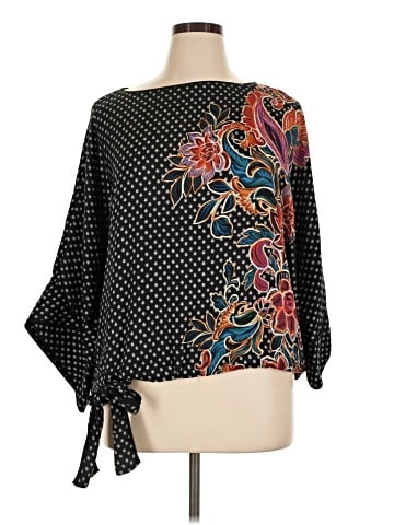 Democracy 3/4 Sleeve Blouse (view 1)