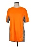 Tek Gear 100% Polyester Color Block Orange Active T-Shirt Size M - photo 1