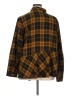 Susan Graver Plaid Yellow Long Sleeve Blouse Size XL - photo 2