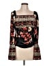 Venus Black 3/4 Sleeve Blouse Size L - photo 1