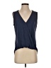 Veronica M. Blue Sleeveless Blouse Size XS - photo 1