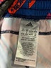 Adidas 100% Polyester Chevron-herringbone Purple Athletic Shorts Size XS - photo 3
