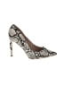 Nine West Animal Print Ivory Heels Size 8 1/2 - photo 1
