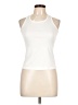 SOFFE 100% Polyester White Sleeveless Top Size L - photo 1