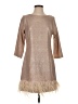 Britt Ryan Tan Cocktail Dress Size S - photo 1