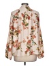 Violet & Claire 100% Polyester Floral Ivory Long Sleeve Blouse Size L - photo 2