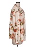 Violet & Claire 100% Polyester Floral Ivory Long Sleeve Blouse Size L - photo 4