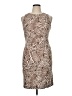 J. McLaughlin Graphic Brown Cocktail Dress Size 14 - photo 1