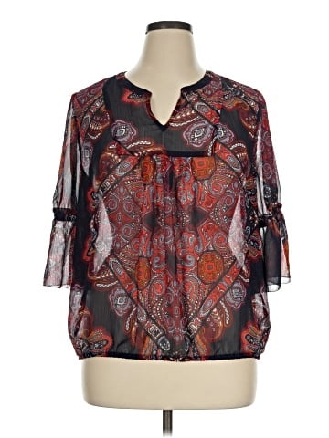Liz Claiborne 3/4 Sleeve Blouse (view 1)