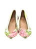 Talbots 100% Leather Tropical Green Heels Size 8 - photo 2