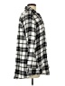 American Eagle Outfitters Plaid Silver Long Sleeve Blouse Size L - photo 4