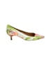 Talbots 100% Leather Tropical Green Heels Size 8 - photo 1