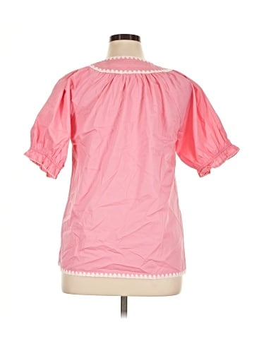 Belle by Sigerson Morrison Short Sleeve Blouse (view 2)