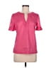 Tory Burch Pink Short Sleeve Blouse Size 6 - photo 1