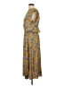 Hazel Paisley Yellow Casual Dress Size L - photo 5