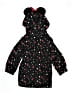 Disney 100% Polyester Hearts Black Snow Jacket Size 5 - photo 2
