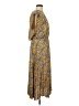 Hazel Paisley Yellow Casual Dress Size L - photo 4