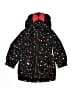Disney 100% Polyester Hearts Black Snow Jacket Size 5 - photo 1