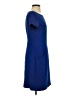 Eliza J Solid Blue Casual Dress Size 4 - photo 4