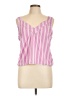 Laundry by Shelli Segal Pink Sleeveless Blouse Size L - photo 1
