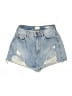 Cotton On Blue Denim Shorts Size 6 - photo 1