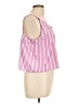 Laundry by Shelli Segal Pink Sleeveless Blouse Size L - photo 4