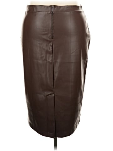 Lane Bryant Faux Leather Skirt (view 2)