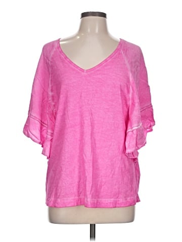 Tribal Jeans Short Sleeve Blouse (view 1)