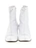 Todd Oldham 100% Leather White Ankle Boots Size EU 37 1/2 - photo 2