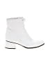 Todd Oldham 100% Leather White Ankle Boots Size EU 37 1/2 - photo 1