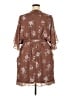 City Chic 100% Polyester Brown Casual Dress Size 18 Plus (M) - photo 2