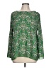 Max Studio 100% Polyester Green Long Sleeve Blouse Size L - photo 1