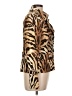 Anthracite Animal Print Gold Blazer Size 12 - photo 4