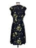Chaps Print Blue Cocktail Dress Size L - photo 2